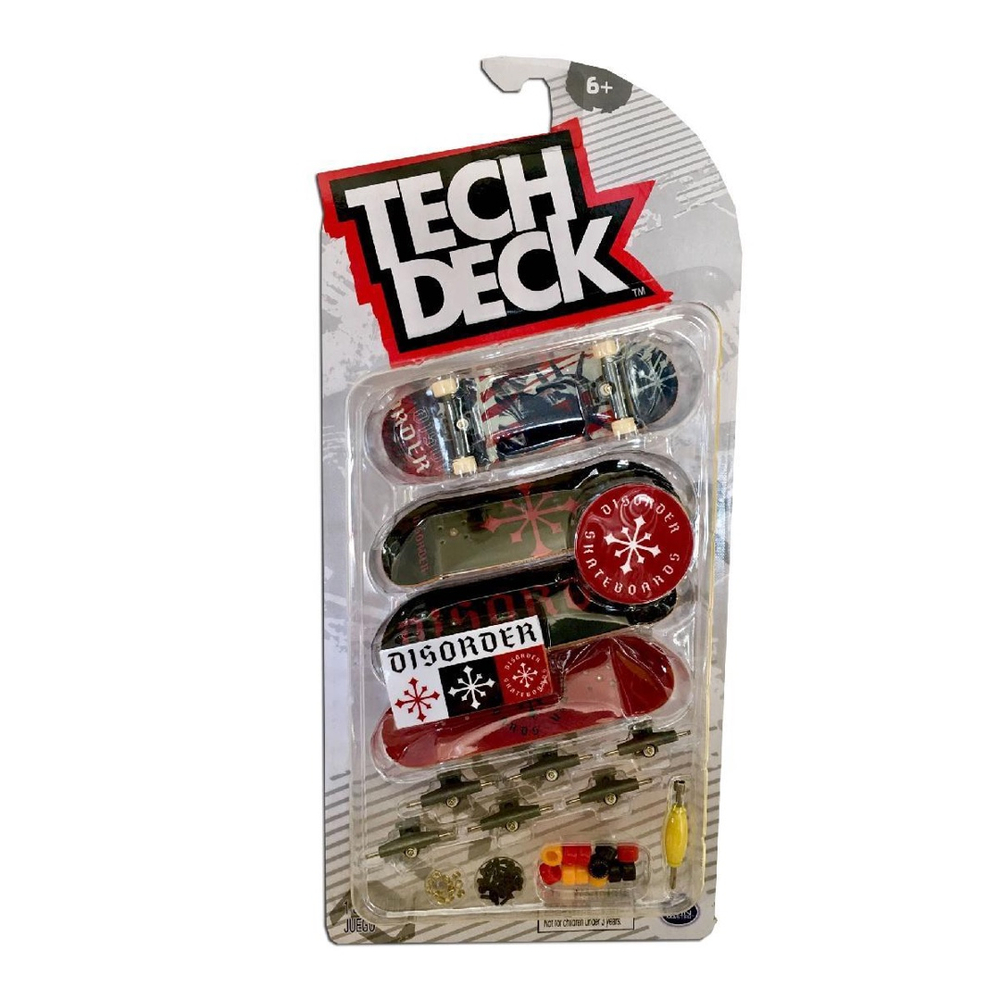 Kit Skate De Dedo Tech Deck Disorder - Skate dos Sonhos