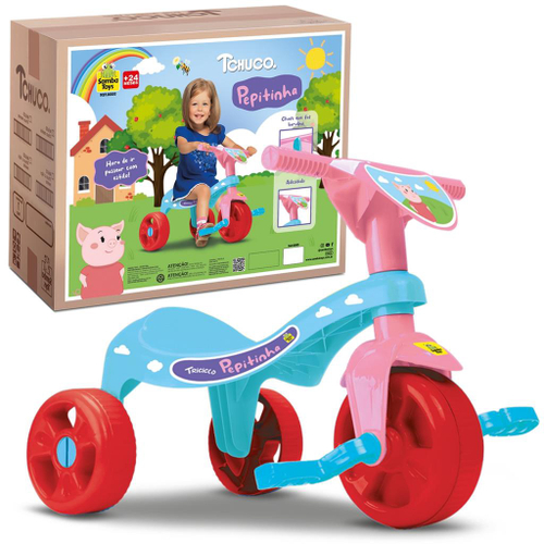 Triciclo Samba Toys Velotrol Triciclo Infantil, Motoca, Tchuco