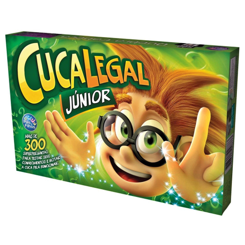 Jogo de tabuleiro infantil cuca legal junior pais e filhoPais e