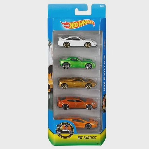 Carrinhos - Hot Wheels - Pacote com 5 Carros - Sortidos - Mattel