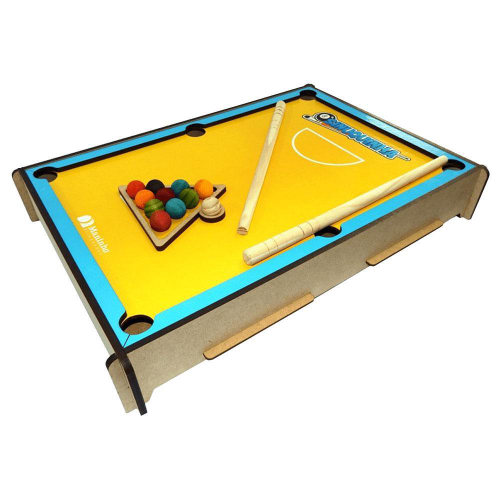 Brinquedo Mini Mesa De Bilhar Snooker Sinuca Infantil 2 Taco