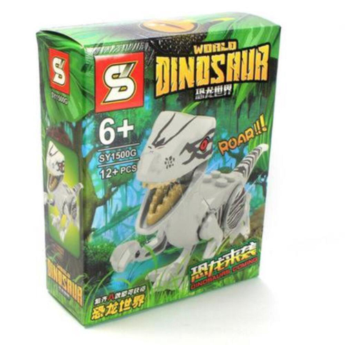 Brinquedo Dinossauro Jurassic World Montar Estilo Lego No Shoptime