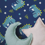 Papel de Parede Dinossauro Dino Baby Desenho Azul Verde Quarto Infantil  Menino Bebê Criança Adesivo Lavável Vinílico em Promoção na Americanas