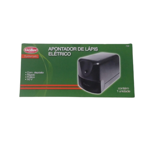 Apontador De Lápis Elétrico Com Depósito 110V Goller No Shoptime