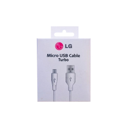 Cabo de dados USB 1M micro USB LG K50s Menor preço em Cabo de dados USB 1M micro USB LG K50s