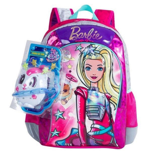 Mochila De Rodinhas Barbie A Princesa E A Pop Star Com Luz em Promoção na  Americanas