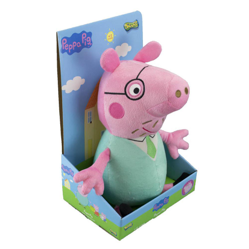 Peppa Pig Família 4 personagens Peppa George Papai Em Estoque Casa De Vinho  Jogo De Casinha Peppa Piglet Play House Brinquedos Conjunto Completo De