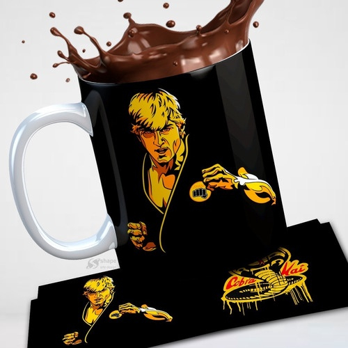 Caneca Branca Personalizada Série Netflix Cobra Kai