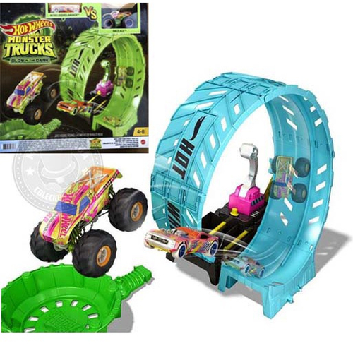 Hot Wheels Pista E Acessorio Monster Trucks Pista Tubarao em