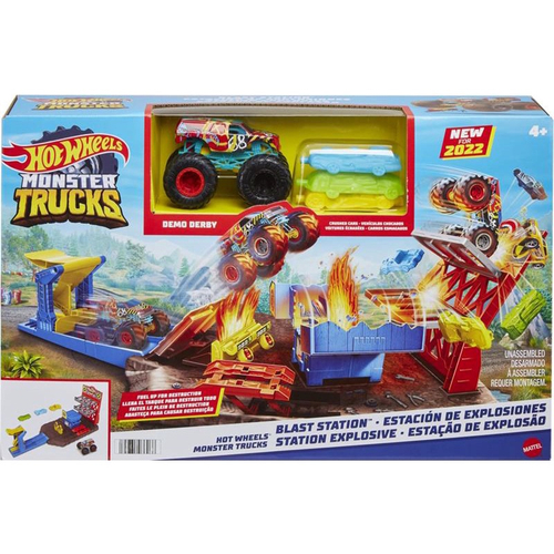 Hot Wheels Monster Trucks Pista Playset Looping Mattel em Promoção na  Americanas