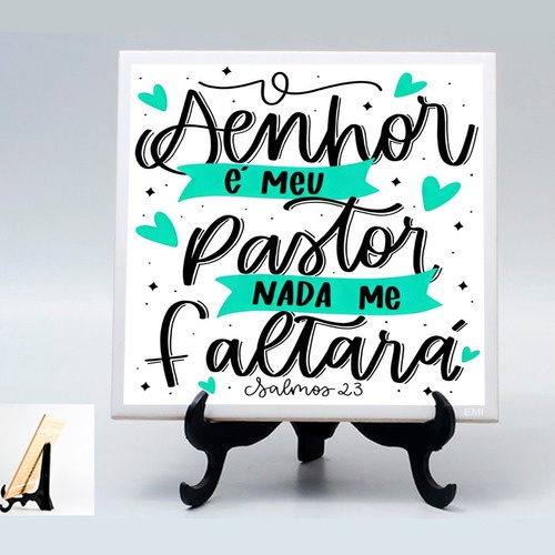 Quadro e poster Salmo 23 - O senhor é meu pastor, nada me faltará