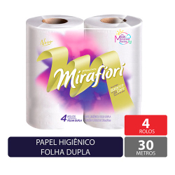 Papel Higiênico Neutro Folha Dupla Mirafiori 30m com 4 unidades é ruim? Papel Higiênico Neutro Folha Dupla Mirafiori 30m com 4 unidades é boa?