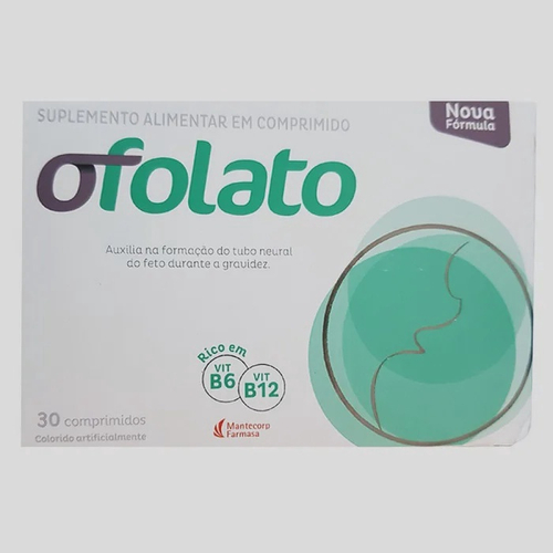 Ofolato c/30 Comprimidos - Ácido Fólico +Vitamina E - Vitaminas A-Z -  Magazine Luiza