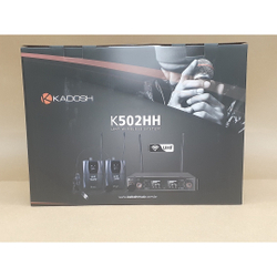 Microfone Kadosh K 502 H - Duplo uhf Menor preço em Microfone Kadosh K 502 H - Duplo uhf
