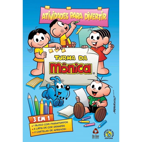 Livro - Turma da Mônica Diversão com Adesivos - Mônica e Cebolinha em  Promoção na Americanas