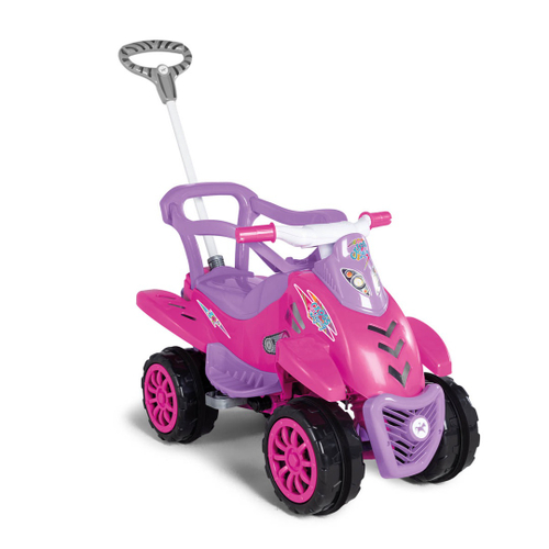 Triciclo Infantil Calesita Moto Duo- 2 em 1 - Pedal e Passeio com Aro -  Unissex L