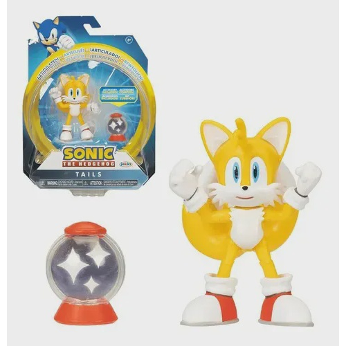 Boneco Sonic The Hedgehog Articulado Tails - Candide