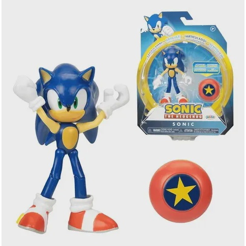 Sonic: O Filme 2 - Boneco do Sonic - 4.0 Polegadas