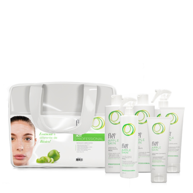 Kit Limpeza De Pele Profissional Apple Skin Itens Fl R Submarino