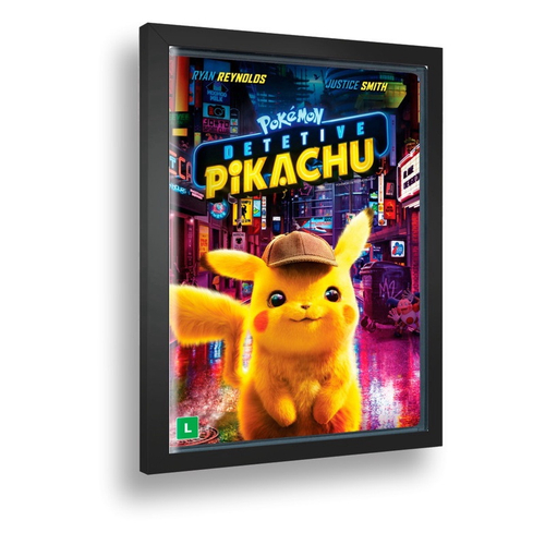 Pokemon - Pikachu Poster Emoldurado, Quadro em