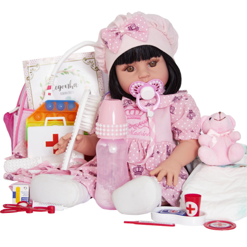 Boneca Bebe Reborn Barato Barata Super Promoção Baby Kiss - ShopJJ -  Brinquedos, Bebe Reborn e Utilidades