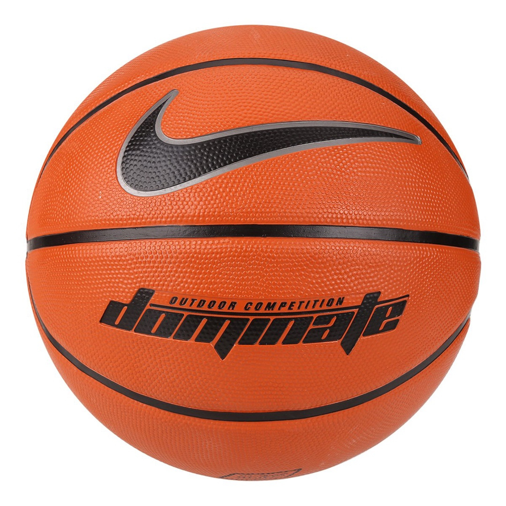 Bola de Basquete Nike Dominate 8P Preta e Cinza - Tamanho 7