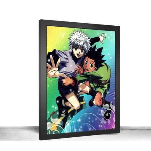 Quadro decorativo Gon e Killua Hunter X Hunter Anime para sala quarto em  Promoção na Americanas