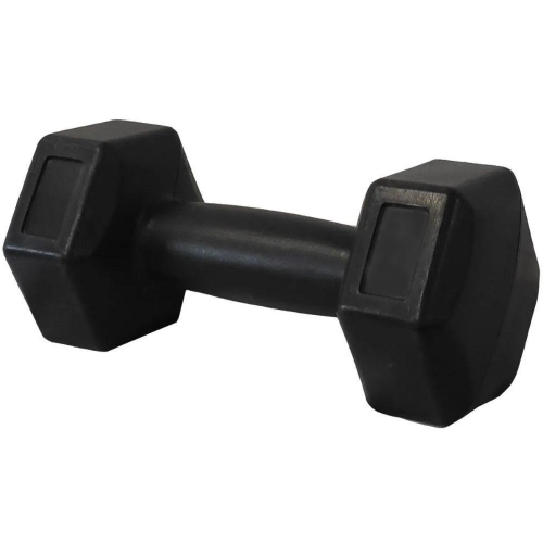 Halter Dumbell Ciment Sextavado Bonafit 10Kg Preto