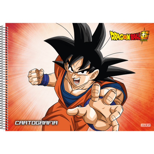 Caderno Desenho e Cartografia Espiral Capa Dura Dragon Ball 60 Folhas - São  Domingos