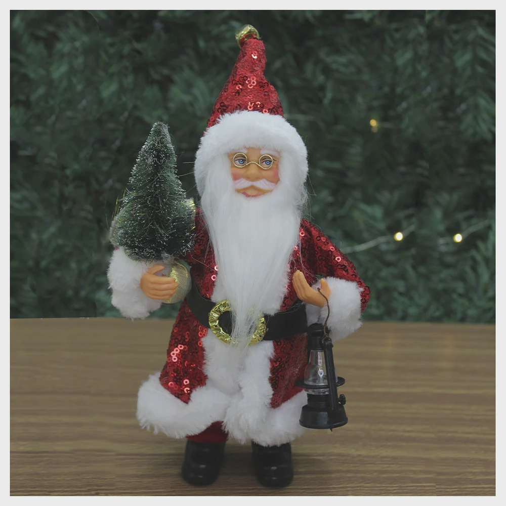 Enfeite Natal Boneco Papai Noel - Bom Preço Magazine