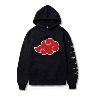 Camiseta Unissex Naruto Akatsuki Aldeias Nuvem Ombro a Ombro