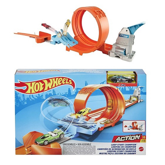 Pista De Carrinhos Hot Wheels Campeonato De Looping Mattel