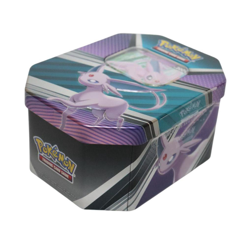 Lata Evoluções de Eevee Herois Espeon V Pokemon TCG Original Copag