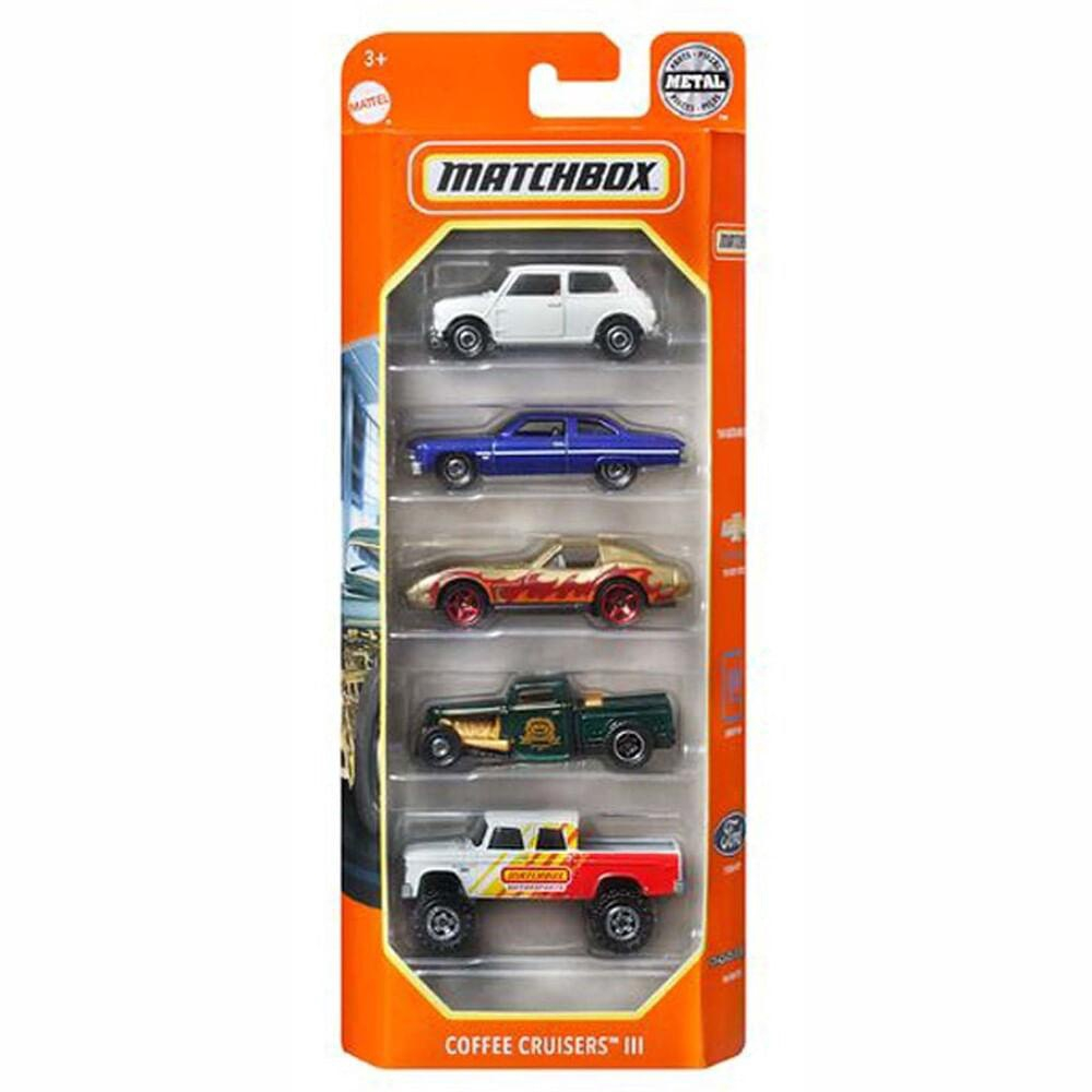 Matchbox Mbx Coffee Cruisers Iii Pack 5 Carrinhos - Mattel No Shoptime