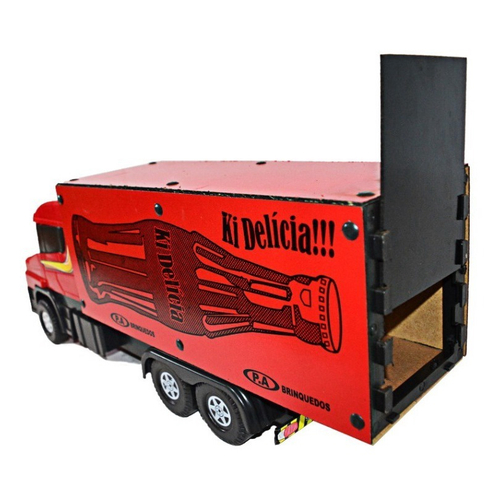 Caminhão Truck Brinquedo Grande Carroceria Madeira 70cm Lona em Promoção na  Americanas