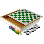 Jogo de Dama Tabuleiro Tradicional Educativo Infantil 2425 - Bambinno  Brinquedos