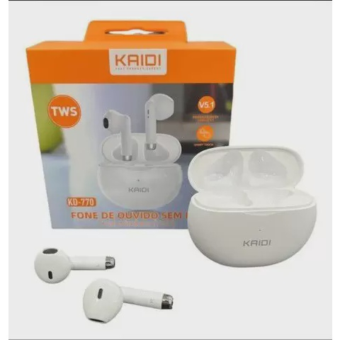 Fone de Ouvido Ouvido Bluetooth Kaidi Kd801