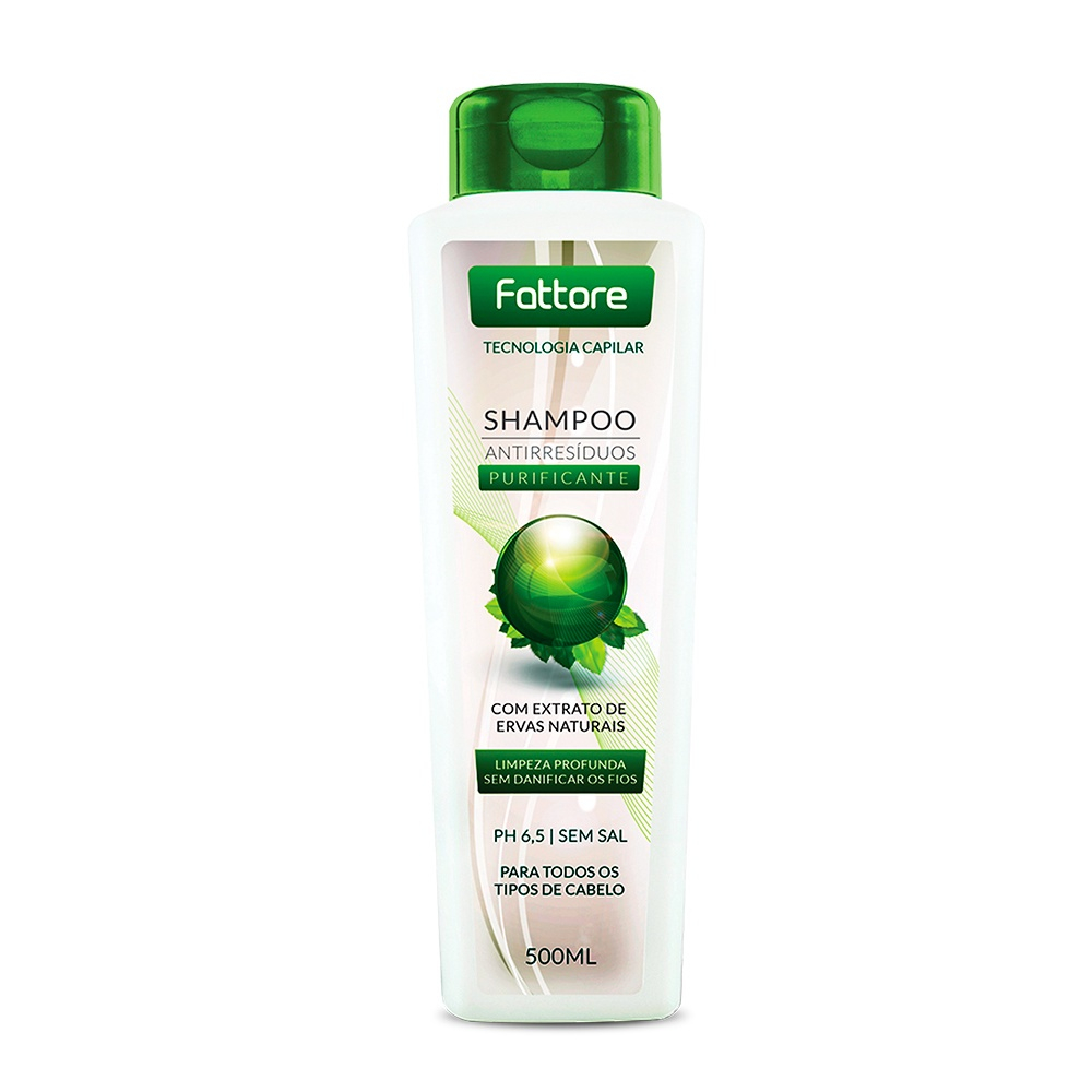 Shampoo Fattore Anti Res Duos Purificante Com Extrato De Ervas Naturais Ml No Shoptime