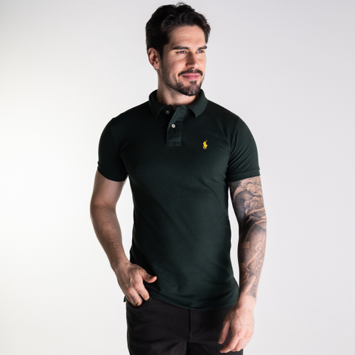 Camiseta polo best sale ralph lauren verde