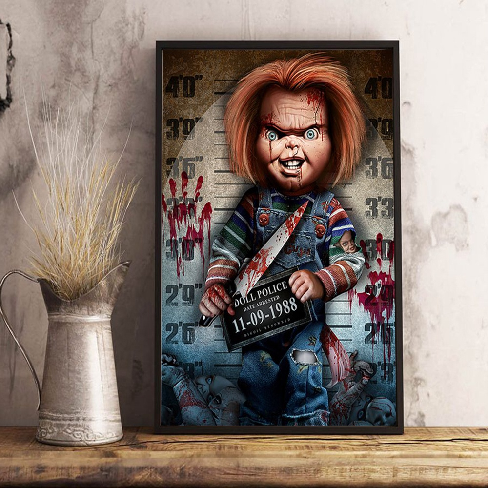 Quadro A4 Chucky Boneco Filme De Terror Pronta Entrega A4