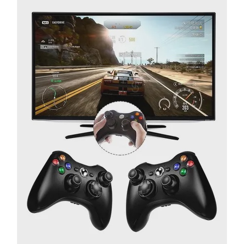 Controle Xbox Video Game Sem Fio Wireless Slim Joystick 360 - Padihey