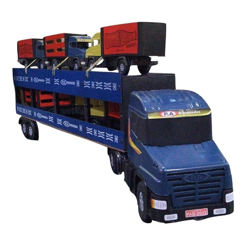 Carreta Scania Cegonha Duplas Brinquedo Infantil 7 Peças em Promoção na  Americanas