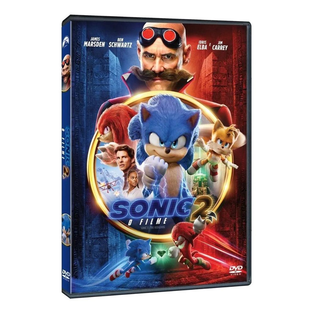 Dvd Sonic 2 O Filme ( Jim Carrey ) 2022 Original E Lacrado