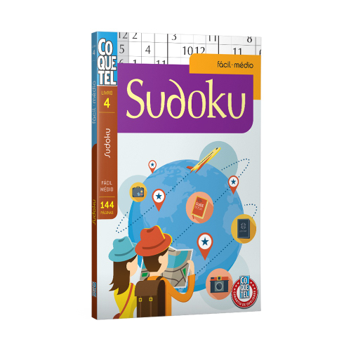 Livro Sudoku + De 400 Jogos Níveis Fácil Médio E Difícil