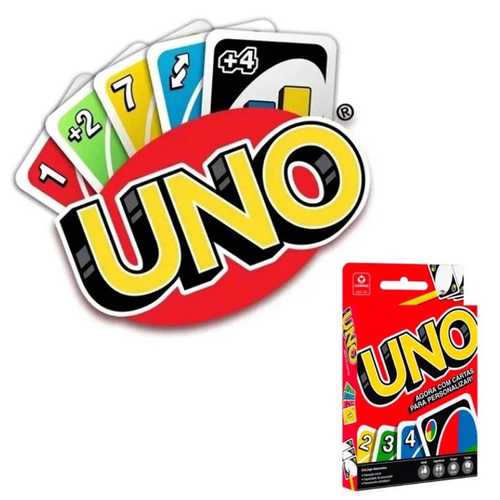 Novo Jogo De Cartas Uno Minimalista Original Mattel Gyh69 - R$ 62,6