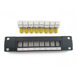 Adaptador de cabo de rede Rj45 para painel de remendo de fibra óptica St direto de 8 portas é boa?