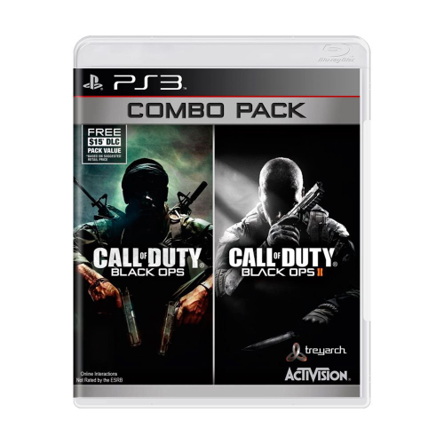 Jogos Call Of Duty Cod Black Ops 1 E 2 Combo Pack Para Ps3