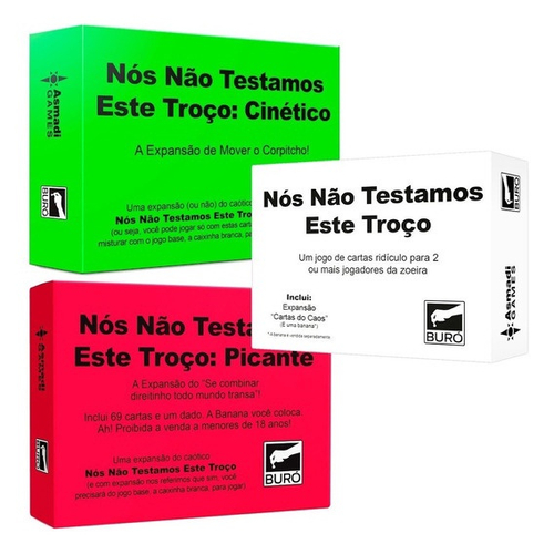 Jogo De Cartas Nós Não Testamos Este