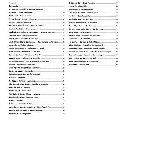 Caderno De Cifras Diversas Para Ukulele