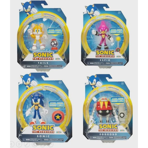 Boneco Sonic Articulado - Sonic Candide 3407 em Promoção na Americanas